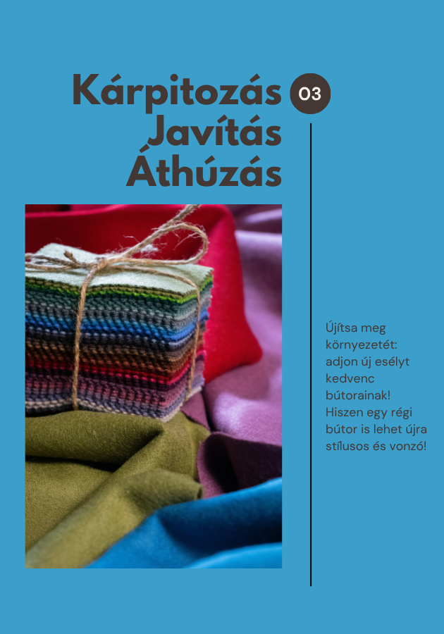 KUCKÓ BÚTOR szolgáltatások kárpitozás javítás áthúzás